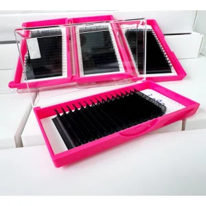 Vegan Friendly High Density Professional Lashes Deep Black Individual Lash Extensions for Ethical Beauty Brands