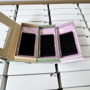 Vegan Friendly Large Capacity Individual Eyelash Extensions Super Fine Base Lash Tray for Professional Makeup Artists Experts