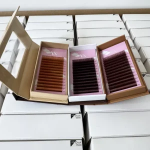 Vegan Friendly Uniform Arrangement Individual Eyelash Extensions Pointy Base Silk Lashes for Professional Makeup Artist Pro