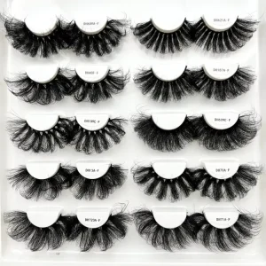 Vegan Full Strip Lashes Custom Logo Eye Lash 3d False Eyelashes 5 Pairs False Eyelash Sets