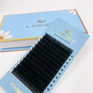 Vegan Lash Factory Custom Lash D Curl Strong Curl One by One Individual Eyelashes Synthetic Mink Lashes