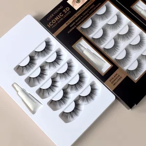 Vegan Makeup Lashes 3d Natural Manufacture Glue for Eyelashes Extensions 5 Pair Eyelash Vendor