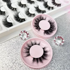 Vegan Mink Eyelashes Vendor Private Label Dramatic Natural Faux Mink Thick Long Fluffy Wispy Vegan Faux Lashes