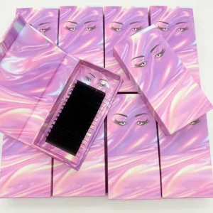 Vegan Premium Natural Long Eyelash Extensions Korea PBT Fiber Handmade Custom Supplies Private Label Vendor Eye Lash