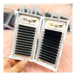 Velvet Individual Lash Extension Supplies 0.03 0.05 Matte Black Eyelash Extensions USA Local Warehouse