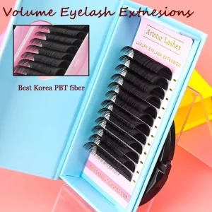 Velvet J B C CC D DD L LC LD M Curl Individual Eyelash Extensions 6-25mm Length PBT Materials Matte False Mix Available
