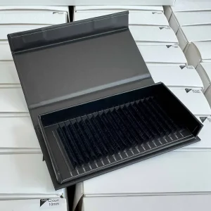 Velvet Matte Black Individual Eyelash Extension Mega Volume Lash Supplies Cashmere Lash Extensions Trays