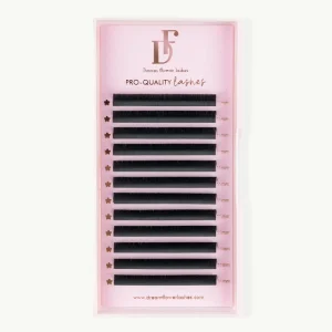 Velvet Soft Mink Dark Matte Black Silk Premium Volume Cashmere Lash Extensions Trays Korean PBT 7mm Mix Supplies
