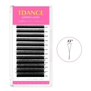 Velvet YY Volume Eyelash Extensions Customized Individual Mink Professional 0.07 Matte Volume Cashmere Lash Trays
