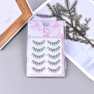 Vendors Fashion Five Pair Full Strip Eyelashes Comic Eye Light False Eyelashes 3D Faux Mink Silk Strip Eye Lashes