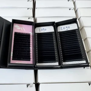 Verified Supplier No Gap Professional Lashes Deep Black Individual Lash Tray for Professional Lash Technician Specialists Pro