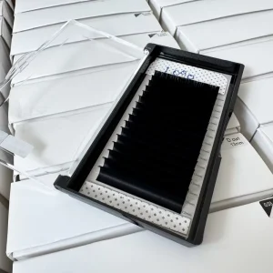 Verified Supplier Uniform Arrangement Mega Volume Lashes Korean PBT Lashes for Professional Lash Technicians