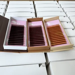 Verified Supplier Uniform Arrangement Mega Volume Lashes Super Fine Base Silk Lashes for Salon Grade Use