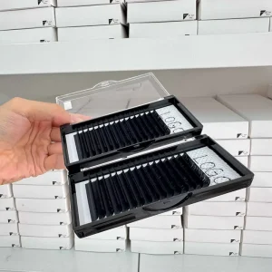 Volume 0.03 0.05 0.07 Lash Extension Supplies Shiny Dark 07 Russian Volume Individual Cashmere Lashes Extensions Trays