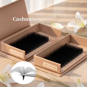 Volume Eyelash Consistent Stable Curls Short Taper Easy Spike Making Loose Es 14-20mm Natural Long Black