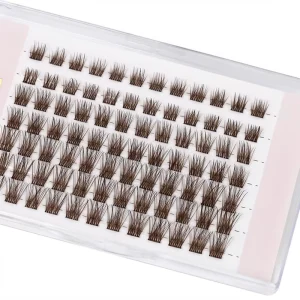 Volume Lash Clusters Kit Manga Fluffy Wispy Fairy Style MINK Waterproof Reusable Individual Lashes Glue Tweezers DIY Home