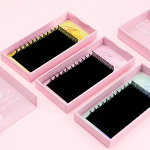 Volume Mega Silk Lash Extensions Cashmere Trays Easy Fanning Lash Extension Supplies