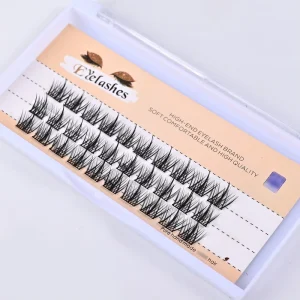 Volume Segmented Eyelashes DIY Individual Precut Extension Eyelashes Fluffy Natural 3D Cluster Eyelashes