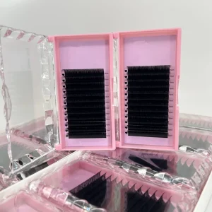 Volume Supplies Private Label Faux Mink Lashes Mix Length Tray Eyelashes Individual Eyelash Extensions Volume Lash
