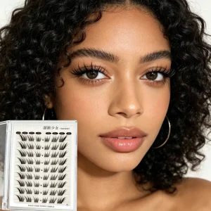 Volume Waterproof False Eyelashes 4 Clusters for Photo Shoot