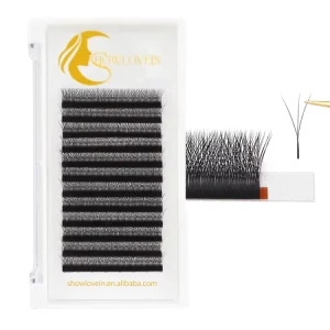 W Shape 3D Effect Clover Lashes Fluffy Individual Eyelash Extensions W Clover Lashes