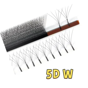 W Shape 4D Clover W Fans Eyelash Extensions Hand Made Korean PBT Fiber Natural Long Soft Lashes