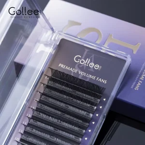 W Shape L Split Tip Matte Sparkle PBT Fiber Natural Easy Fan Handmade Cruelty Free Vegan Light Soft Eyelash Extensions
