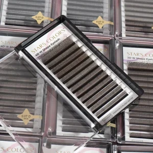 WYY YY Eyelashes 3D 4D 5D 6D W Shape Eyelash Extension Pestanas 12 Lines Cilios Weave Clover Lash Trays