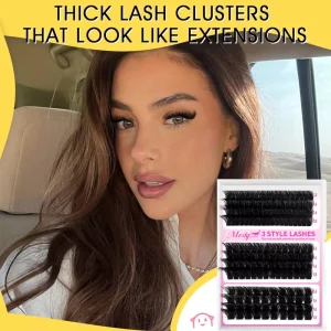 Waterproof Sweat Proof Segmented Eye Lashes Cluster Lashes Daily Facial Makeup Cluster Lashes