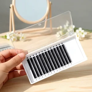 Wet Eyelash Extension B CC L Spikes Lashes Manga Wispy Premade a Shape Natural Eyelashes Supplies Cosplay