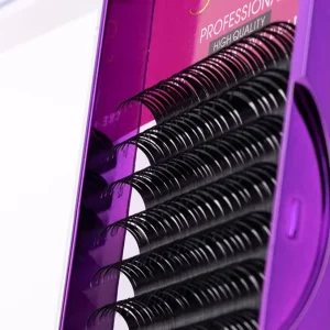 Wet Look Cosplay Shape Lash Fluffy Individual Eyelash Extensions Natural and Soft Lash