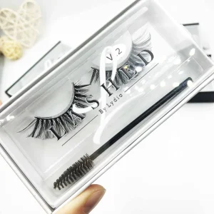 White and Black Box Transparent Pvc Drawer Eyelash Packaging Box Private Label Custom