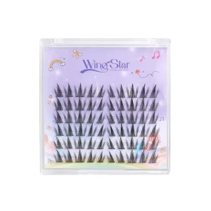 Wide Band Stable Curling Comfortable Individual Cluster Lashes Lightweight Soft False Eyelashes Cruelty Free