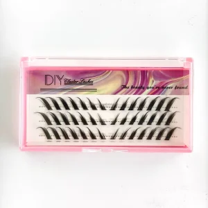 Winged Cluster Lashes Segmented False Eyelashes Beginner Friendly Easy Application Fox Eye Reusable Eyelash Clusters