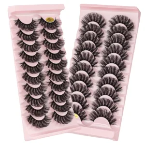 Winged Fake Eyelash Extensions d for Full Volume Cruelty Free 15 20mm Handmade Custom Packaging High Quality Russian Strip