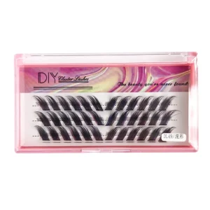 Winged Individual Lash Clusters Foxy Eye Precut Segmented False Eyelashes Diy Cluster Lashes