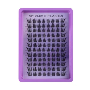 Wispy Cluster Lashes Natural Curvature Light Glam Daily Casual Eye Makeup Soft Wispy Cluster Eyelashes