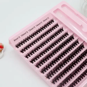Wispy Cluster Lashes Private Label Faux Mink Mix 3D Effect Fluffy Single DIY Lash Cluster