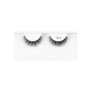Wispy Eye Effect 3D Natural Look Full Strip False Eyelashes Handmade Synthetic Hair with Ultra-Thin Lash Band