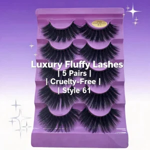 Wispy Handmade Faux Mink Eyelashes Vendor Custom Logo Reusable Strip 3d Lashes Private Label Full Strip Eyelashes
