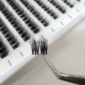 Wispy Individual Faux Mink Clusters Eyelashes Invisible Band 3D Effect Lashes Cluster Mix Size Diy Lash Extensions