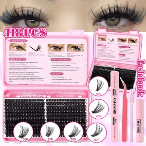 Wispy Lash Clusters Natural Cluster Lashes Individual Eyelash Extensions Soft Lightweight Reusable Use Eyelashes for Beginners