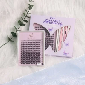 Wispy Lash Clusters Spikes Volume DIY Eyelash Clusters Bottom Lashes Synthetic Vegan Cluster Lashes with Glue
