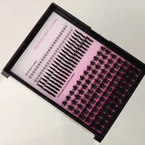Wispy Lash Clusters Spikes Volume Eyelash Clusters Bottom Lashes Synthetic Hair Vegan Cruelty Free Natural Black Eyelashes