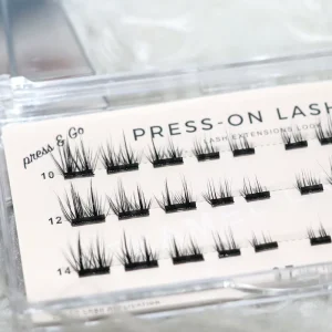 Wispy Lashes DIY Cluster Eyelash Extension Kit Customizable Pre Glued Lash Clusters Cruelty Free Natural Long Korea PBT Material