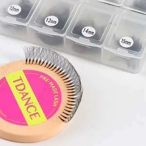 Wispy Loose Lashes Extensions Premade Fans Extension Eyelash Trays Mix Length Cc Curl Cashmere Loose 500 Premade Fans