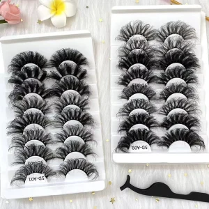 Wispy Mink Eyelash 100 Real Mink Lashes Private Label Lashes Fluffy Mink Eyelash
