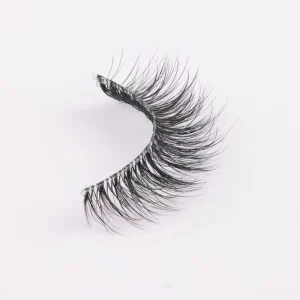 Wispy Reusable Faux Mink Lashes 3d Full Strip Eyelashes Invisible clear Band Strip Lashes