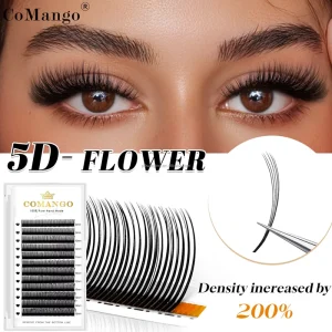 Wispy Sense Super Soft 5D Flora Fairy Lashes Extension Natural Korean Makeup False Eyelashes Silk Mink Cluster Lashes