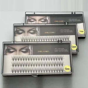 Women’s Fish Tail Fairy Eyelashes Single Cluster Grafted Lash Cluster Fan Celebrity Inspired Fan Eyelashes
